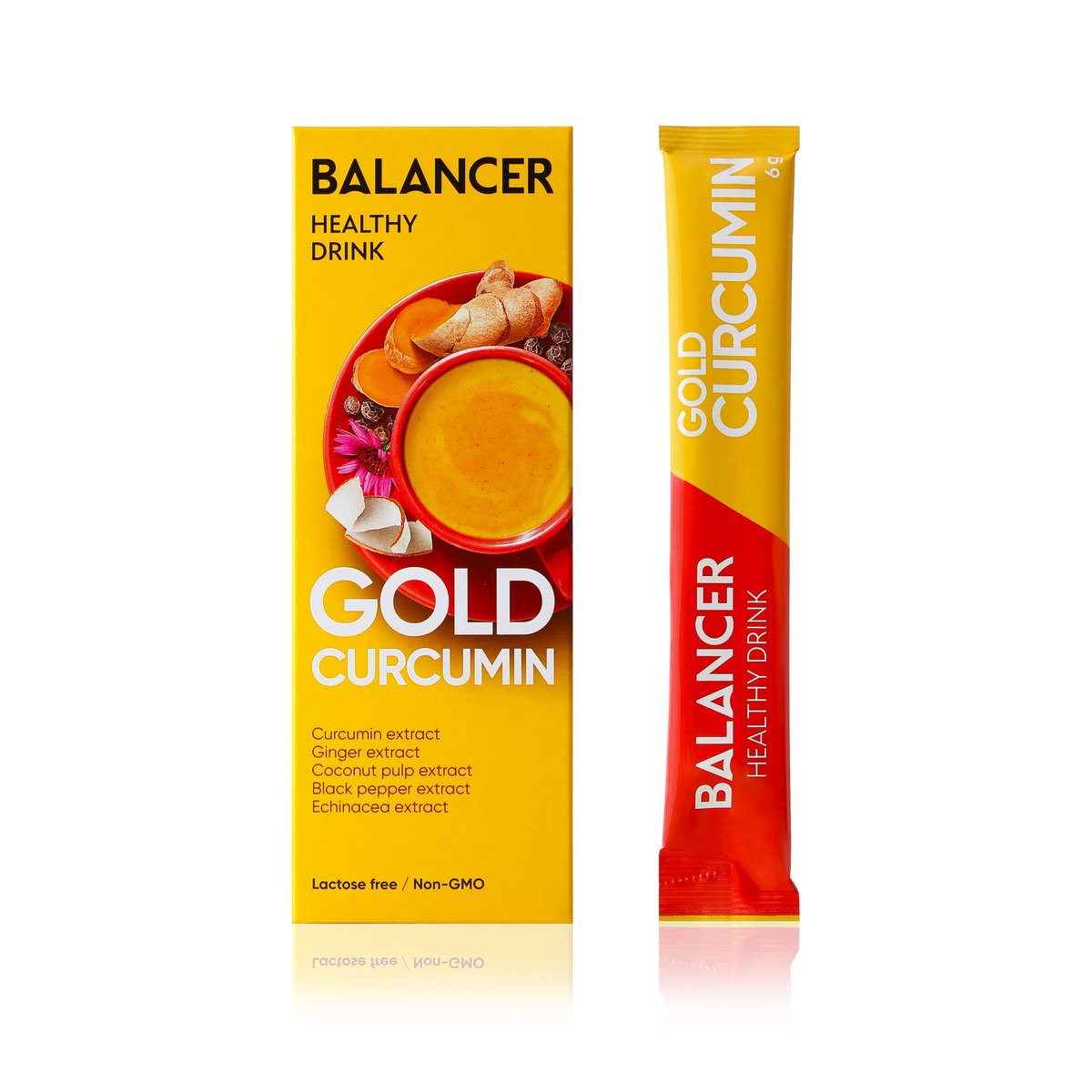 Напиток с куркумином BALANCER GOLD CURCUMIN, 10 стиков по цене 690 руб. -  купить в Элисте Доставка Интернет-магазин «EcoGreenDom»